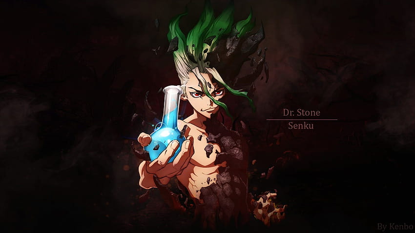 Dr. Stone Senkuu Ishigami anime boys anime men science fiction HD wallpaper
