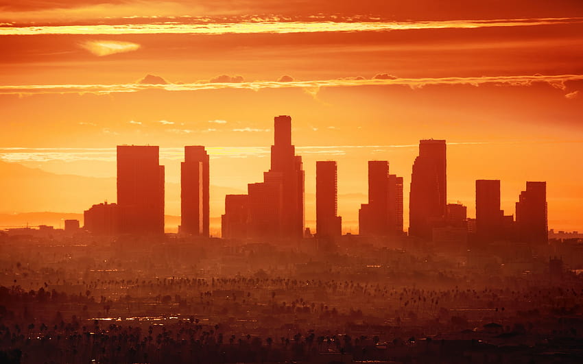 Los Angeles, heat wave HD wallpaper
