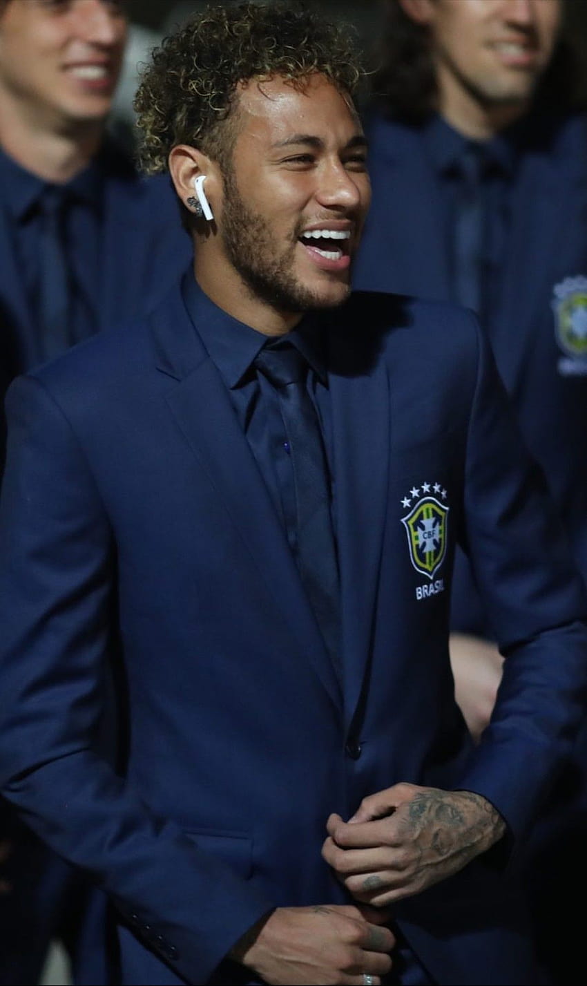 J'aime voir ce genre de joie. Pas un faux faux sourire., Neymar sourit Fond d'écran de téléphone HD