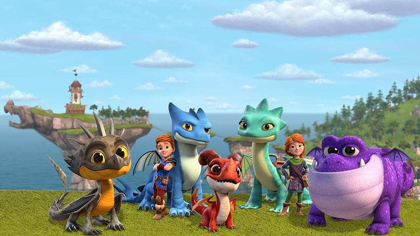 UHR: Exklusiver Clip von DreamWorks' „Dragons Rescue Riders HD-Hintergrundbild