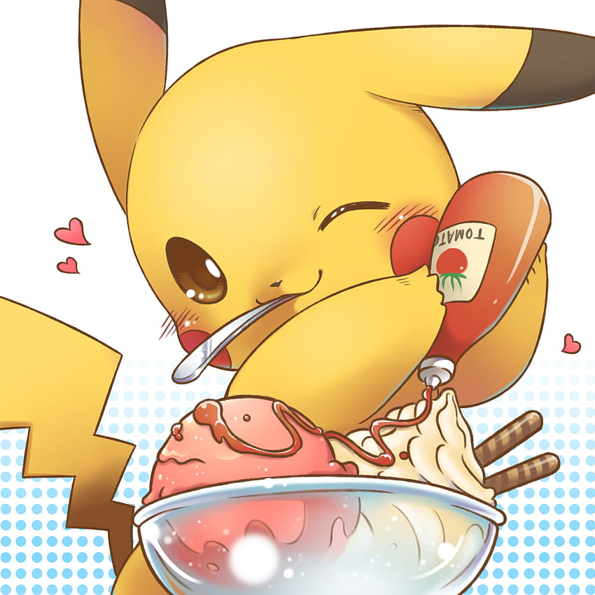 pikachu eating HD phone wallpaper