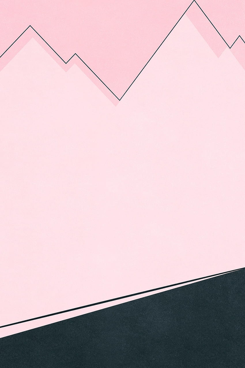 Minimalist pink retro forest poster style, pink aesthetics landscape HD  phone wallpaper | Pxfuel