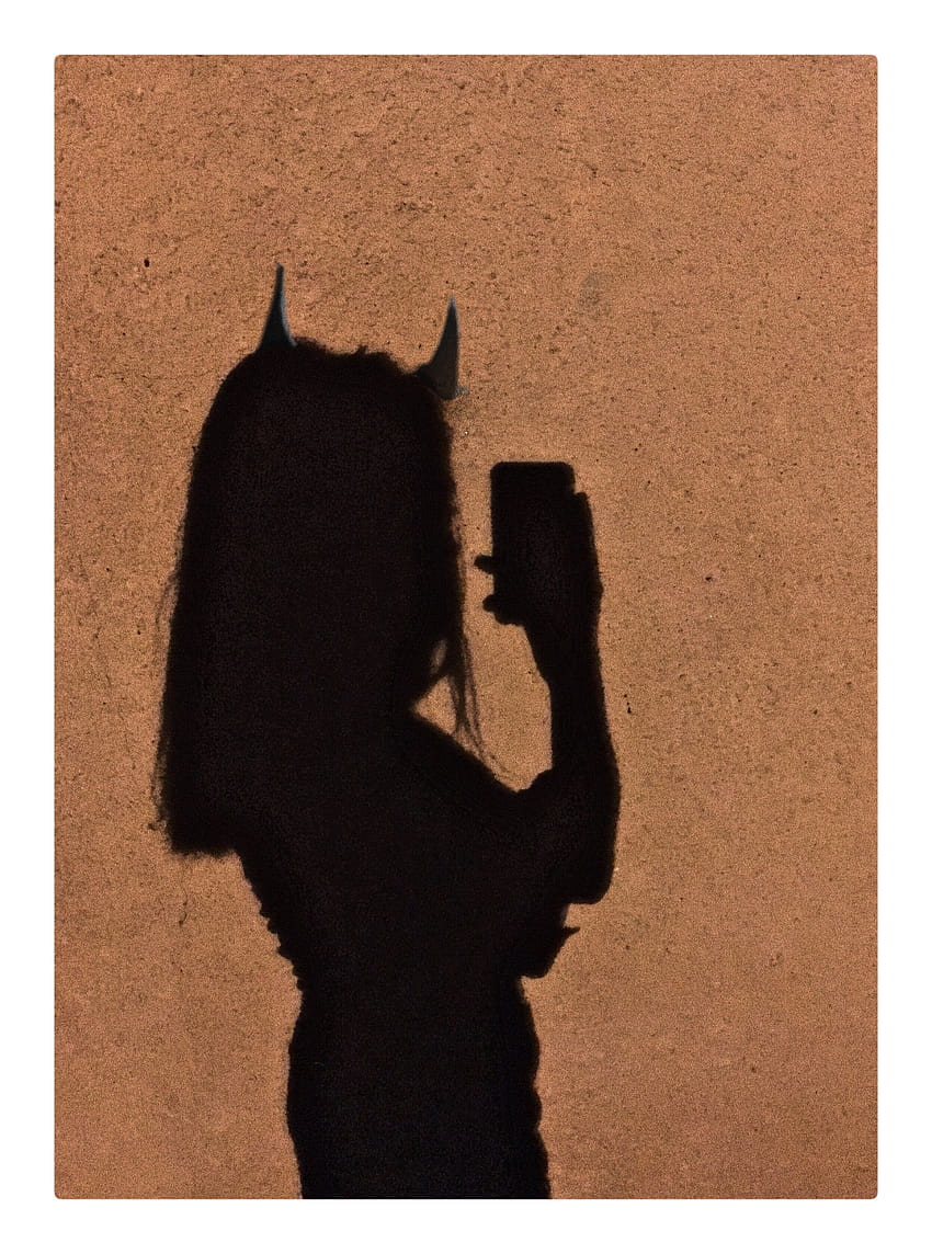 Red Aesthetic Devil Shadow, devil girl shadow HD phone wallpaper ...