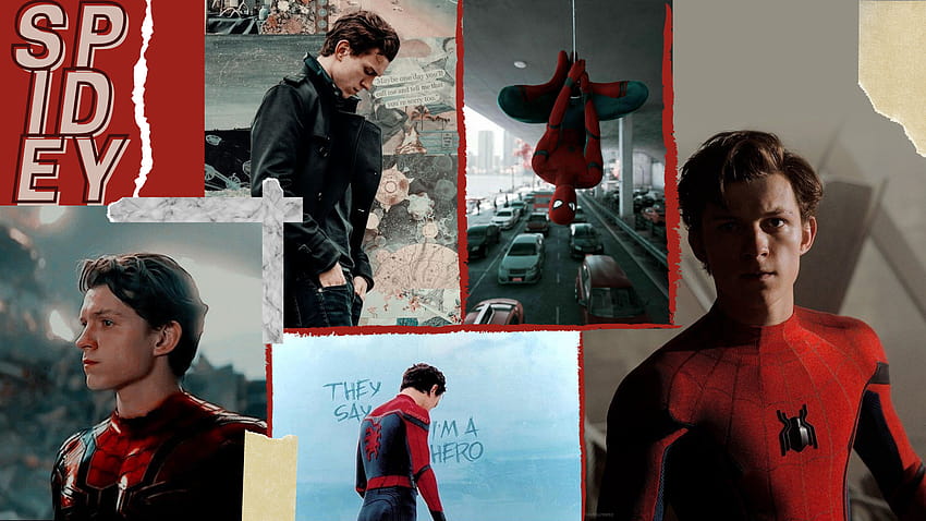 Tom holland es spiderman, tom holland peter parker pc fondo de pantalla