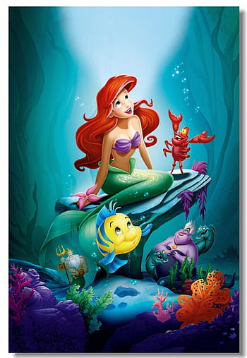 Disney Company tentacles The Little Mermaid artwork fairy tales Annie ...