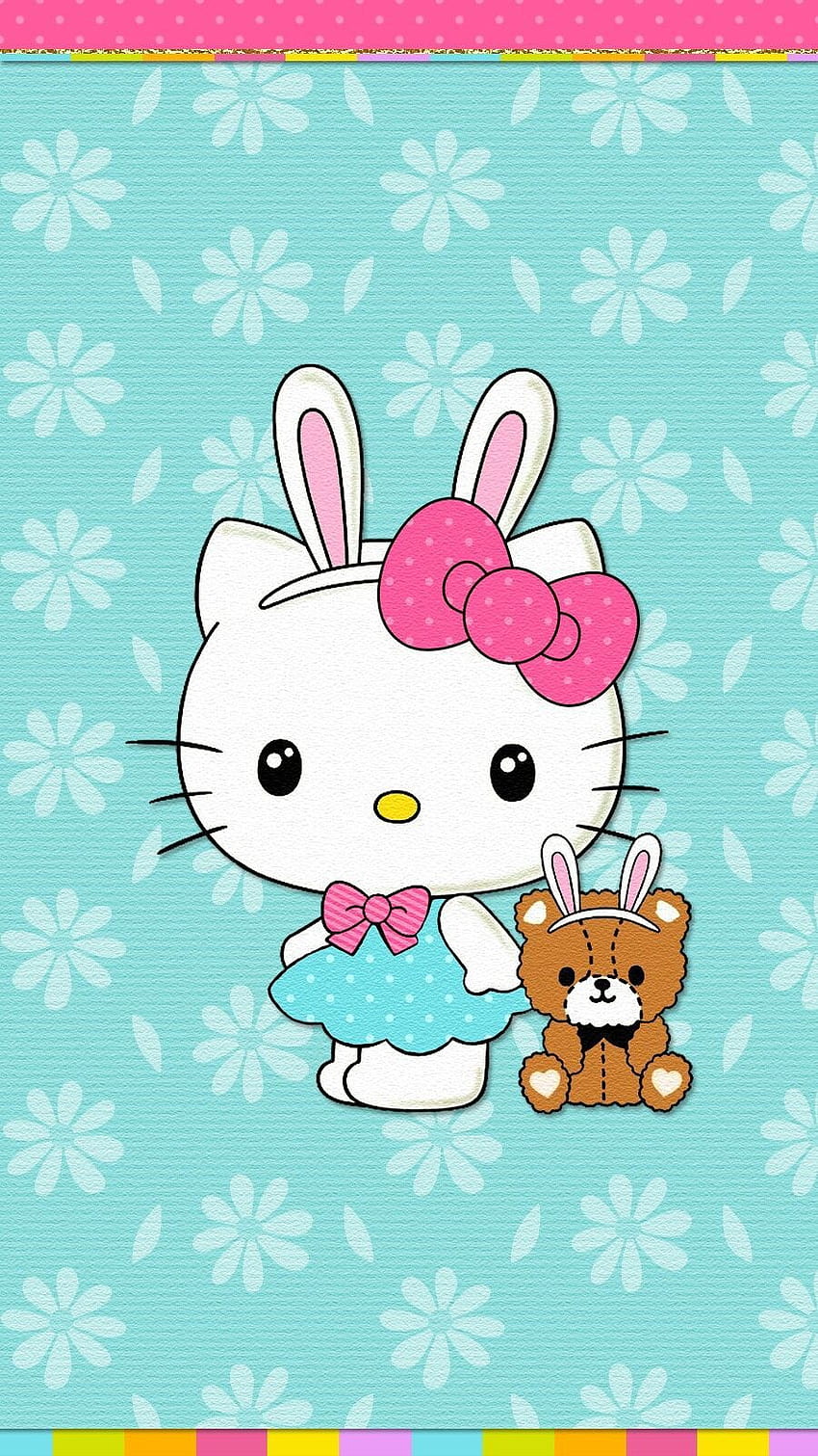 Hello kitty easter bunny cartoon HD wallpapers | Pxfuel