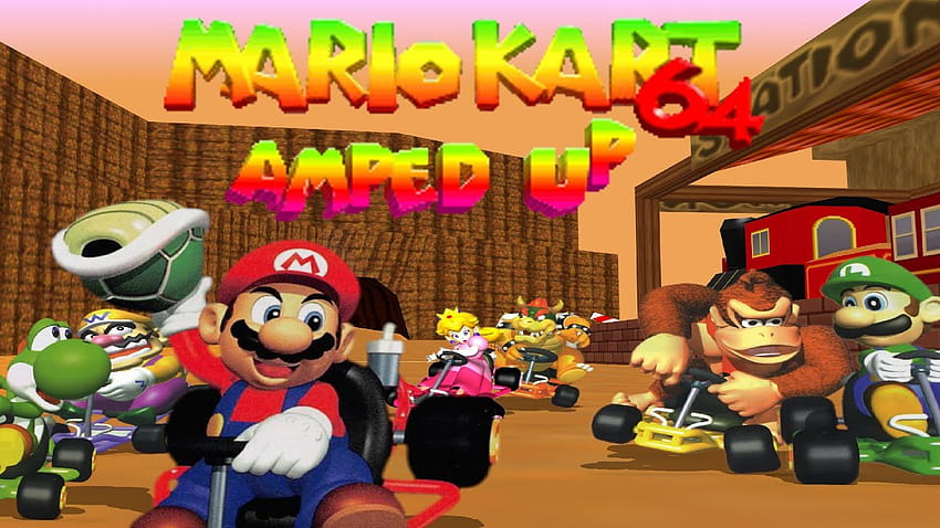 Mario Kart 64 'Amped Up' Homebrew Hack HD wallpaper