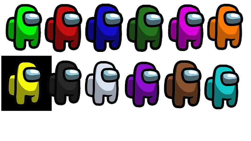 私たちの間のキャラクターの png バージョンを作成した男に、私はそれの色相を変更してすべての文字を作成することにしました。 高画質の壁紙