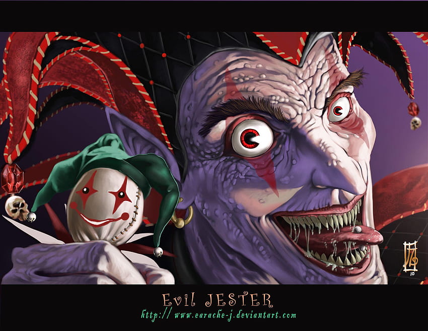 evil jesters drawings