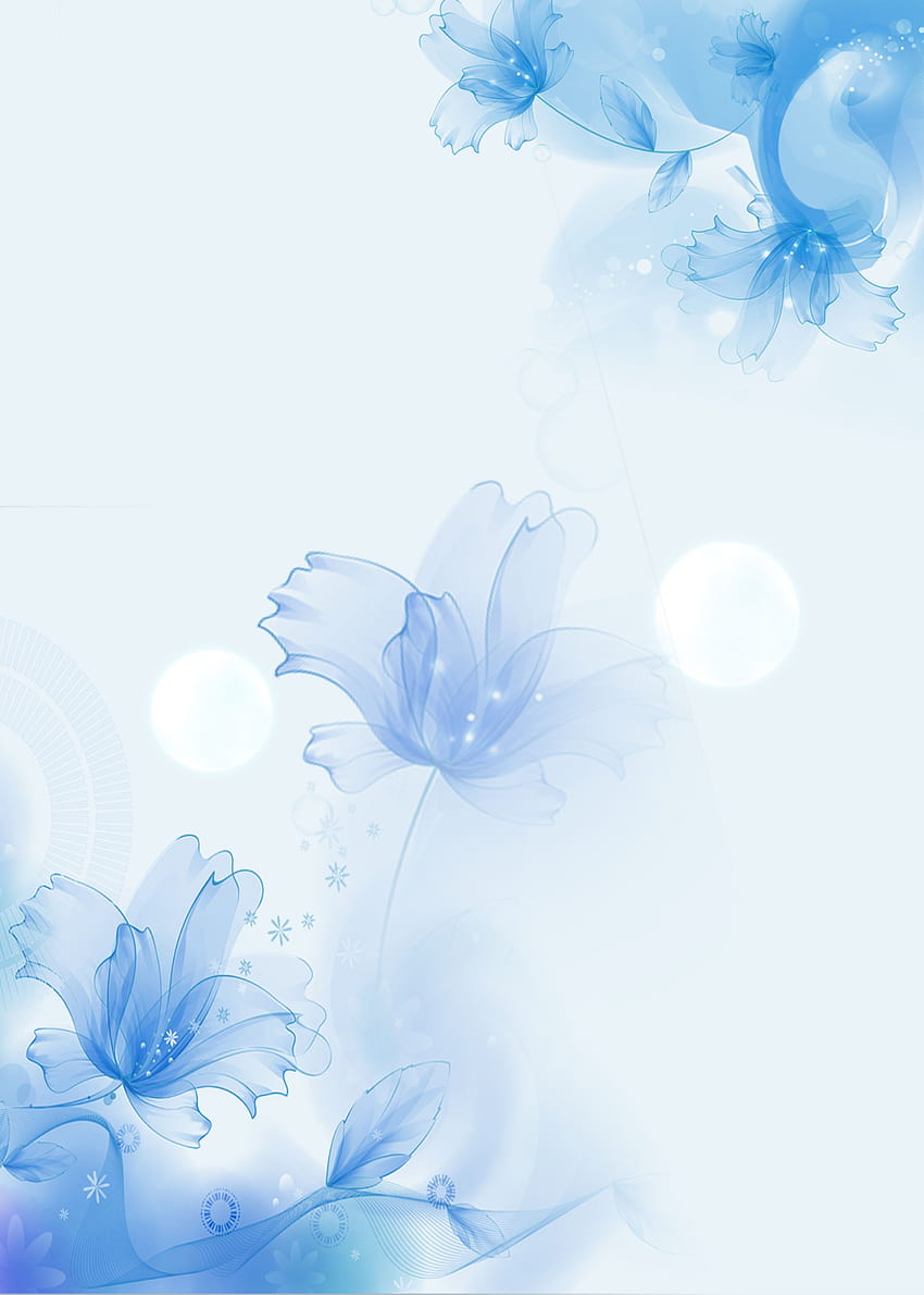 Latar Belakang Desain Kristal Pola Es, kristal bunga wallpaper ponsel HD