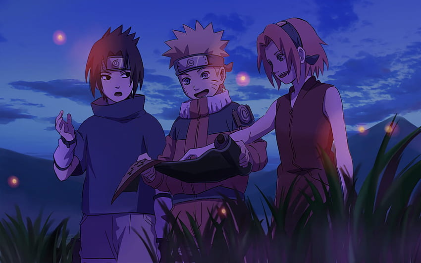 : Anime, Naruto, Naruto Uzumaki, Sakura Haruno, Sasuke Uchiha HD wallpaper