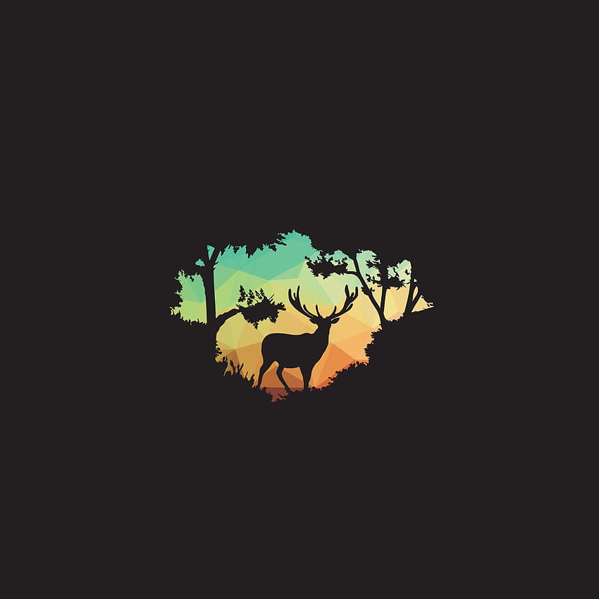 Abstract Deer, cute deer HD phone wallpaper