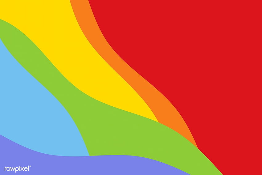 Premium-Vektor der Unterstützung von LGBTQ-Stolz-Regenbogenhintergründen, lgbt minimal HD-Hintergrundbild