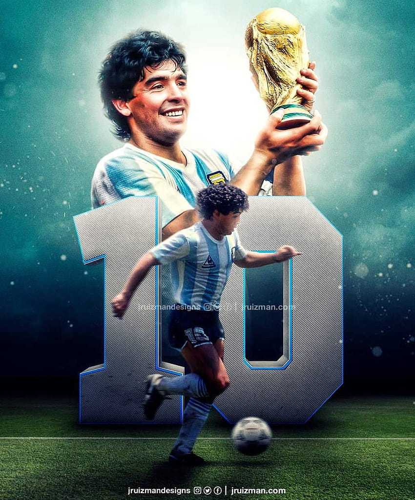 Maradona And Messi Wallpapers  Wallpaper Cave