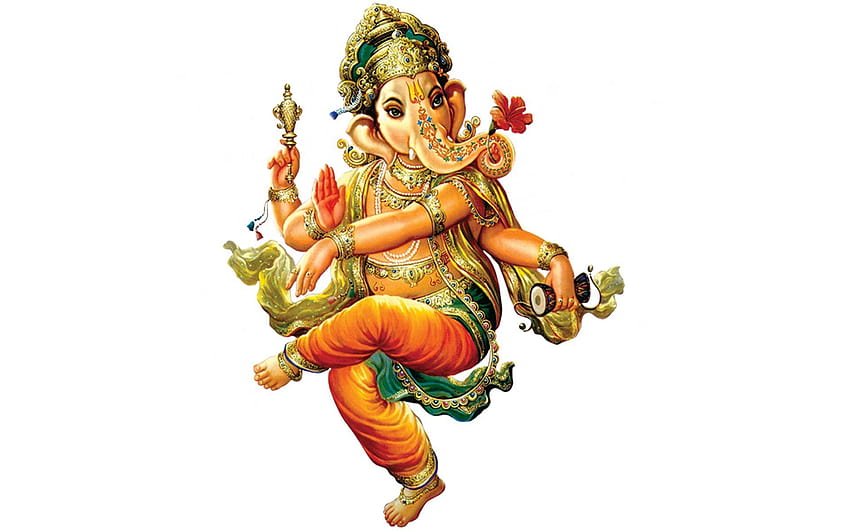 Lindo Lord Shree Ganesha dançando novo, shree ganesh fofo papel de parede HD