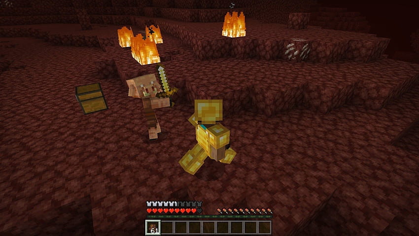 La actualización Nether de Minecraft agrega nuevos biomas, bestias y mobs Piglin, y efectos visuales al Nether fondo de pantalla