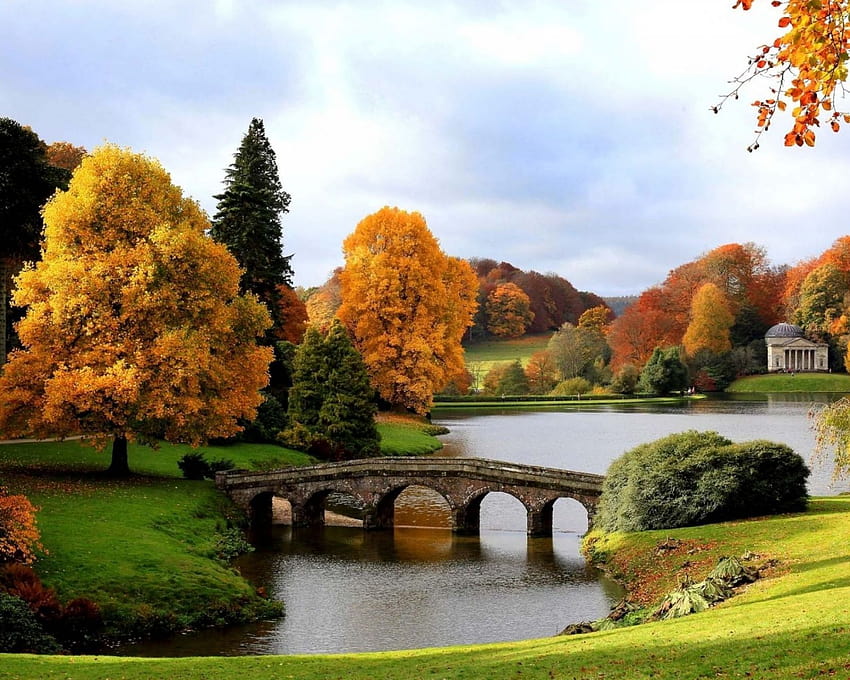 England Landscape, autumn england countryside HD wallpaper