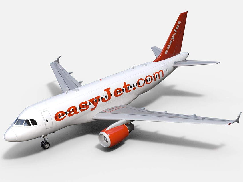 Airbus A319 Easyjet 3D Model HD wallpaper