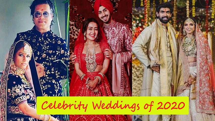 2020년 유명인 결혼식: Rana Dagubbati에서 Neha Kakkar, Poonam Pandey에서 Sana Khan까지, COVID 동안 매듭을 묶은 유명인, neha rana HD 월페이퍼