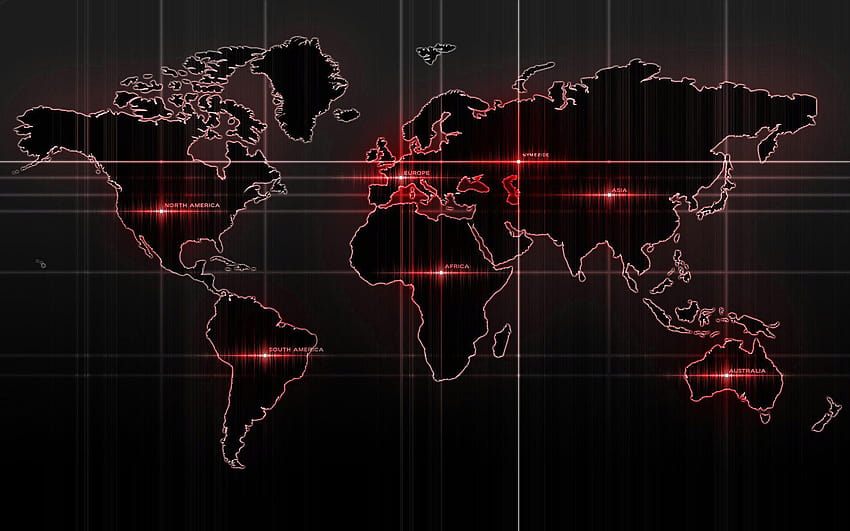 Central Intelligence Map Central Intelligence Map, agence centrale de renseignement états-unis Fond d'écran HD