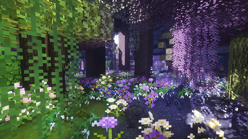Minecraft-Ästhetik, Fairycore HD-Hintergrundbild