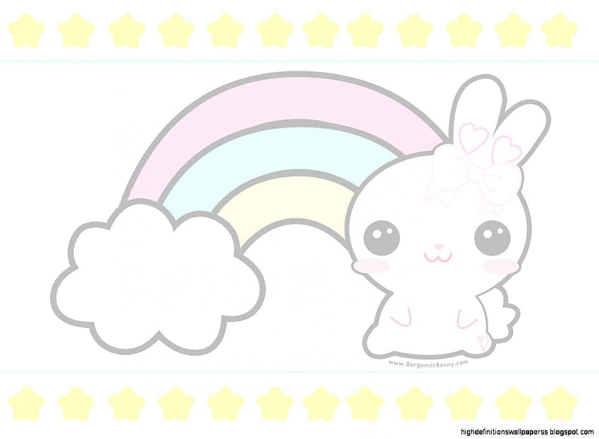 cute bunny anime wallpaper