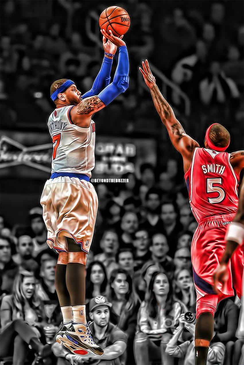 Carmelo anthony Gallery, jump shot HD phone wallpaper