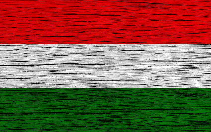 Hongaria, bendera Hongaria Wallpaper HD