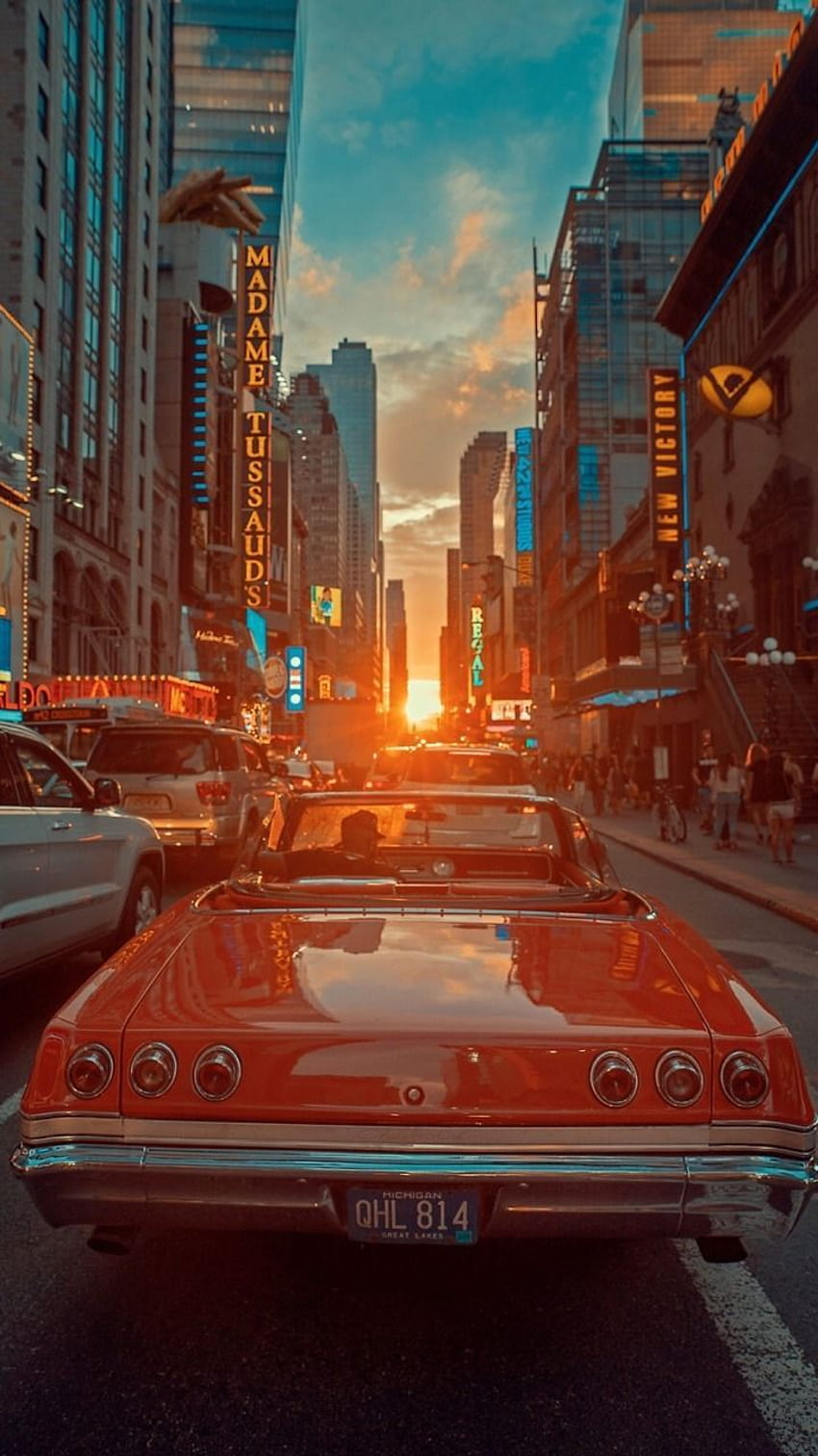 Geschmack des Sommers, 42. Straße, NYC von @_ajfny, old new york city HD phone wallpaper