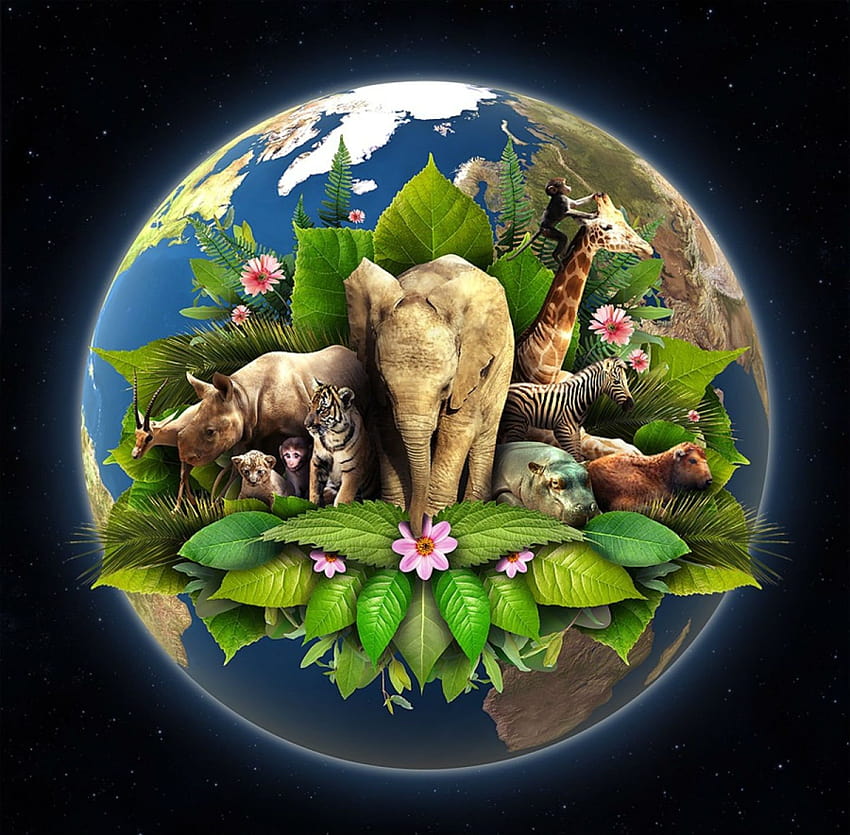 Happy Earth Day World 2 Background Wallpaper Image For Free Download   Pngtree