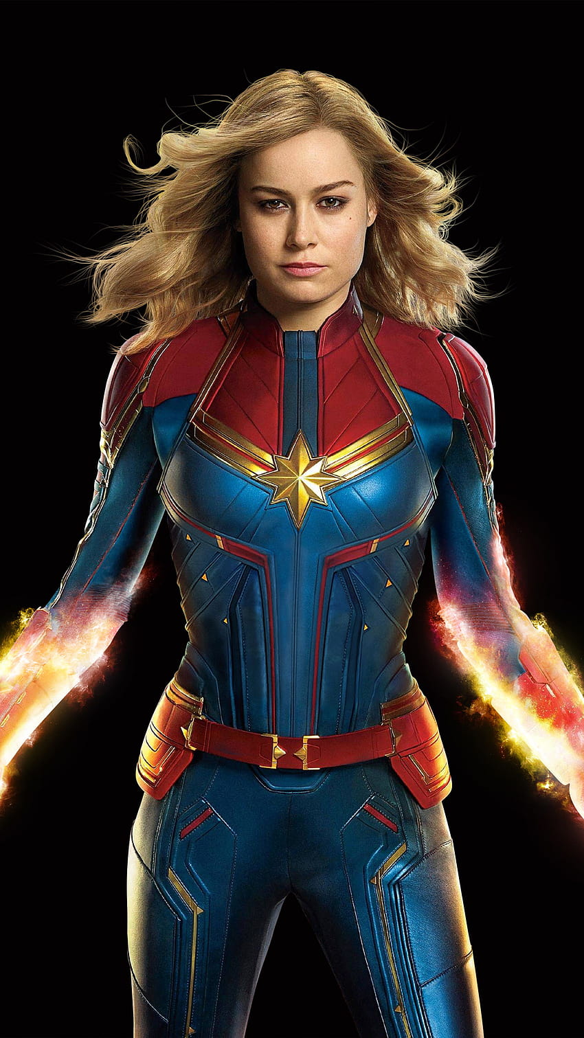 Brie Larson Captain Marvel 2019 Ultra Mobile, marvel android phone HD phone wallpaper