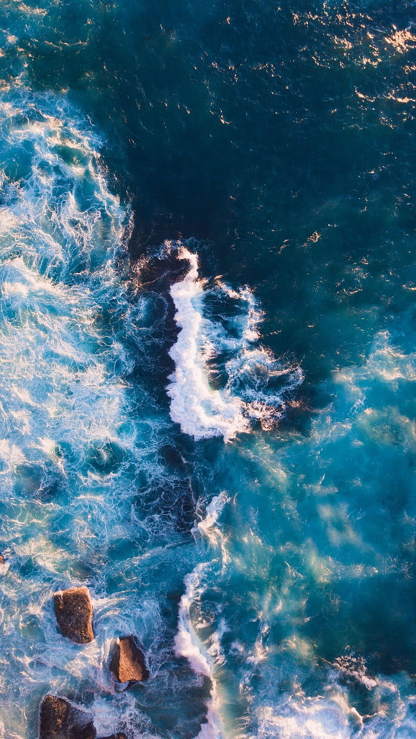 océano, iphone mar fondo de pantalla del teléfono