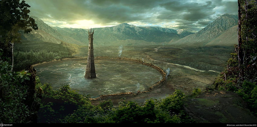 A beautiful of the destruction of Isengard! HD wallpaper | Pxfuel