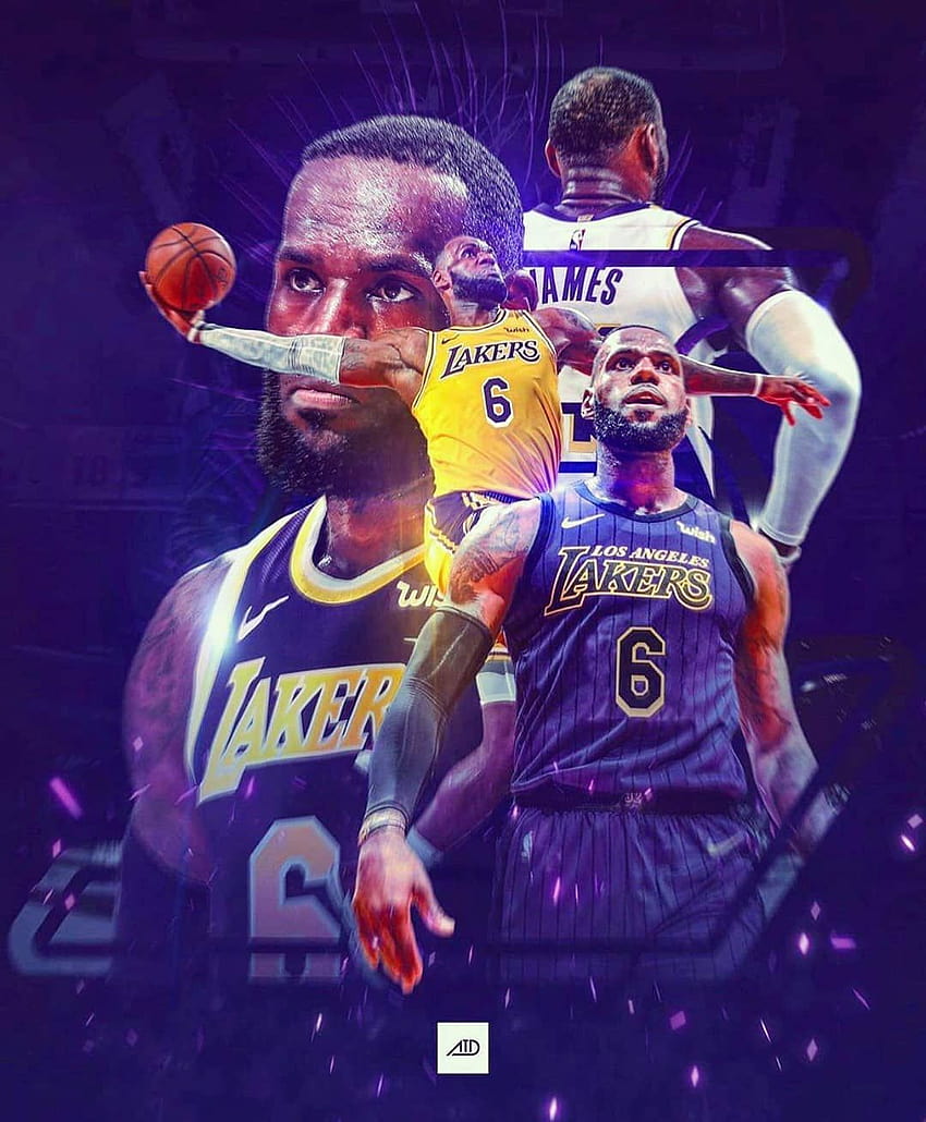 Download Rise to the Throne LeBron James Takes Charge of the Lakers  Wallpaper  Wallpaperscom