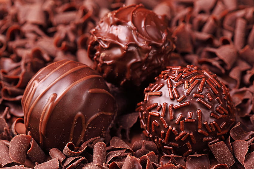 Chocolate Candy Food Closeup confectionery HD wallpaper