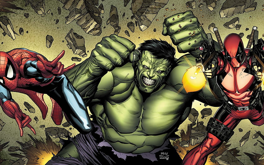 2 Marvel Heroes Hulk, venom hulk HD wallpaper
