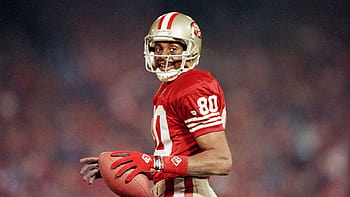 San Francisco 49ers Jerry Rice Wide Receiver NFL Football Art 8x10 to 48x36  Art Print