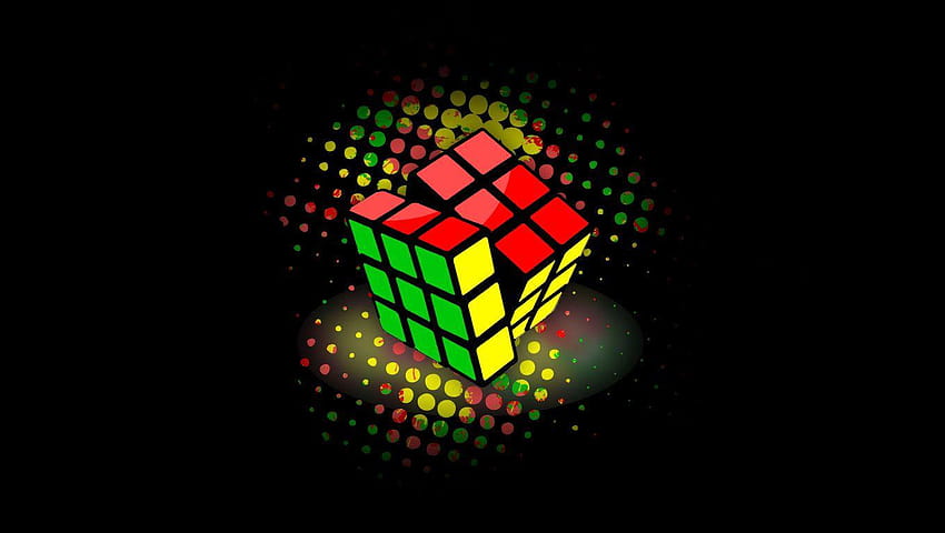 Кубчето на Рубик, кубо рубик HD тапет