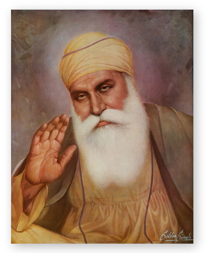 Guru Nanak Dev Ji par Sobha Singh, banda singh bahadur Fond d'écran de téléphone HD