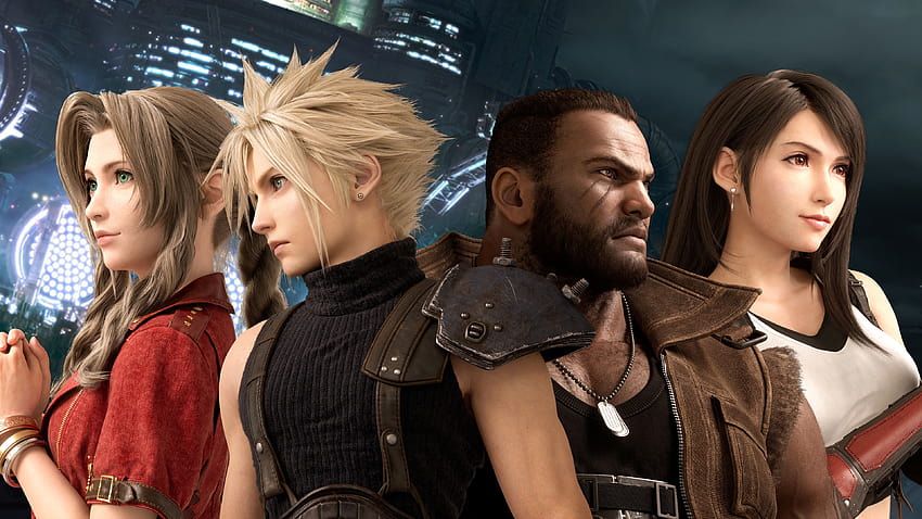 Personajes de Final Fantasy 7 Remake fondo de pantalla