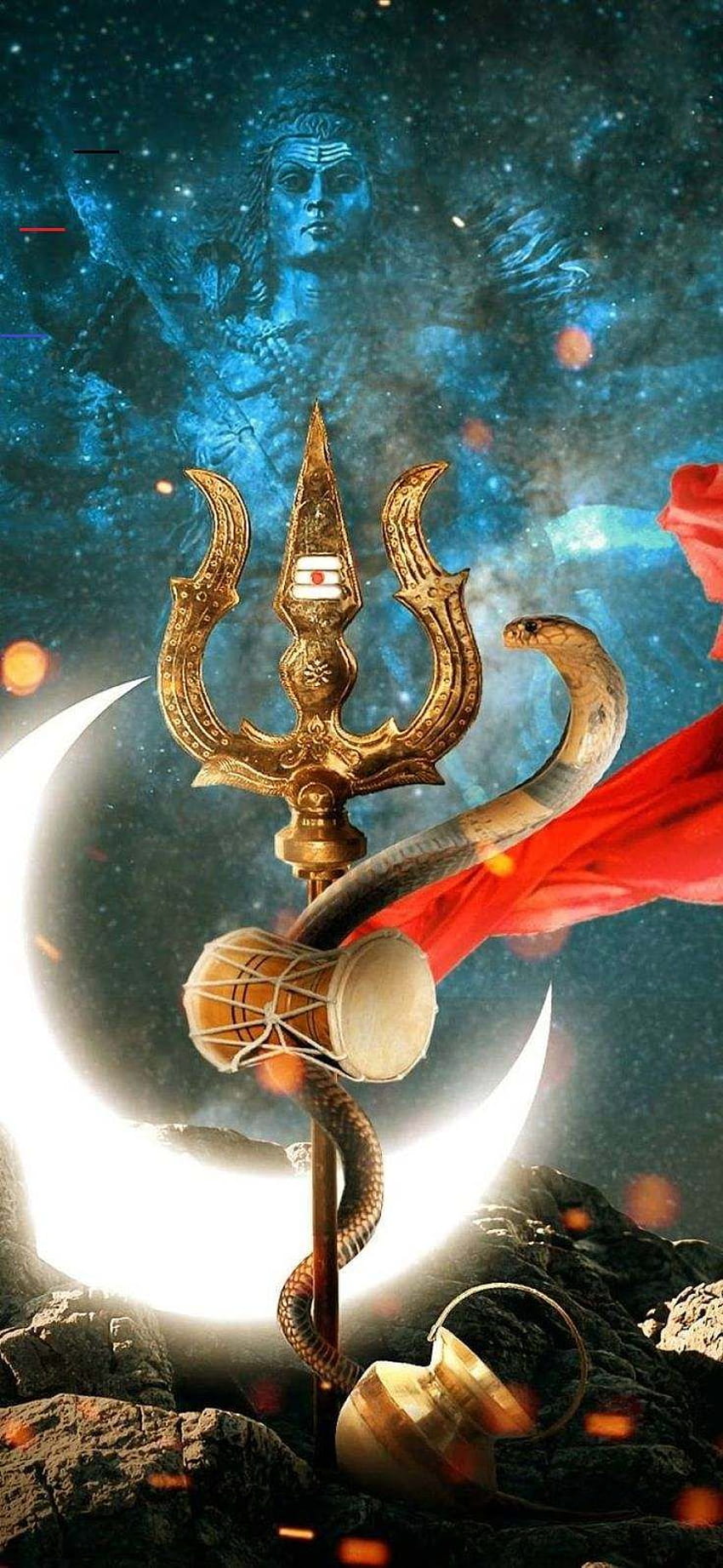 Най-уникален и ултра Шива, индуски бог Махадев Пълен за мобилен екран, Mahakaal W… през 2020 г., ядосан Ганеш HD тапет за телефон