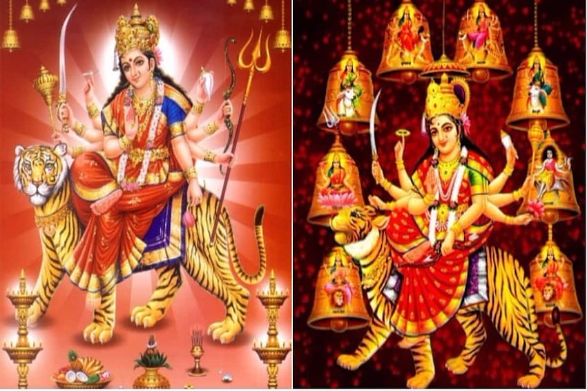 Sharad Navaratri 2017: Nine Avatars of Goddess Durga, Mythological Stories, Mantras and Celebration Dates of Navratri Festival, durga ashtami HD wallpaper