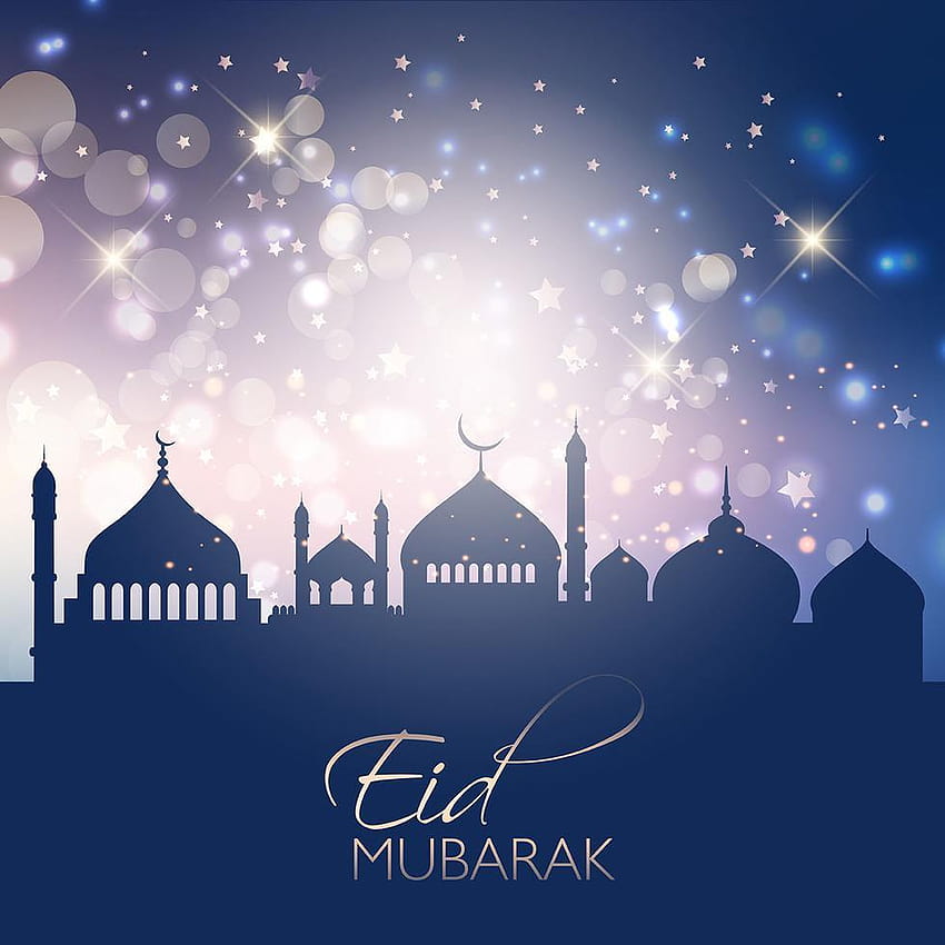 Eid Mubarak の背景と Eid Mubarak テキスト png 2018, png 背景 eid mubarak HD電話の壁紙