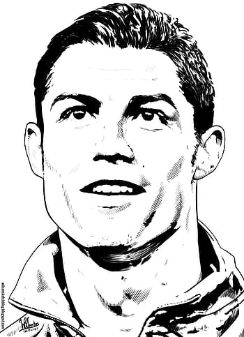 Cristiano Ronaldo Coloring page | Cristiano ronaldo, Grafici, Disegni