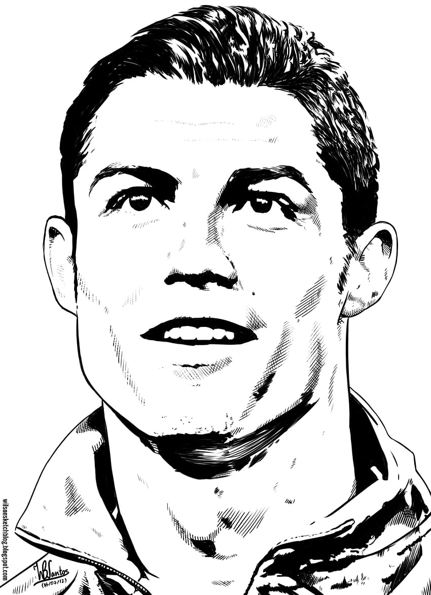 Ronaldo Drawing Wallpapers - Wallpaper Cave-saigonsouth.com.vn