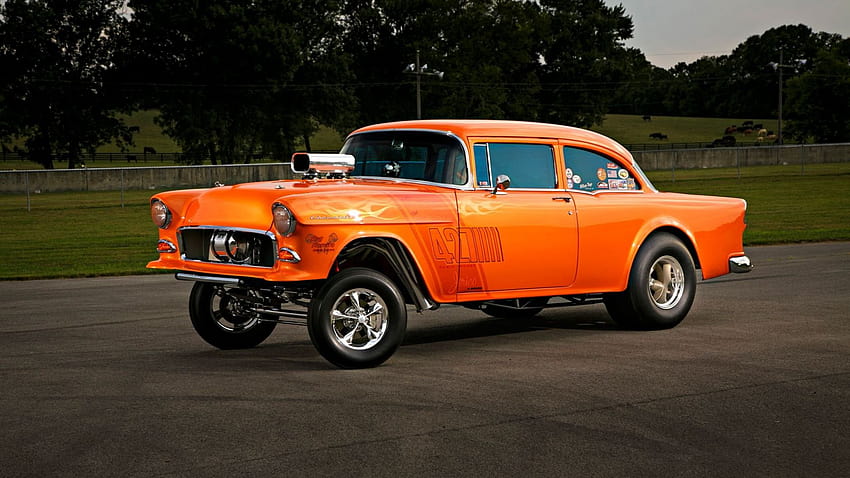 1955 Chevrolet Chevy 210 Coupe Gasser Drag OLd Style Race USA 24 [2040x1360] for your , Mobile & Tablet HD wallpaper