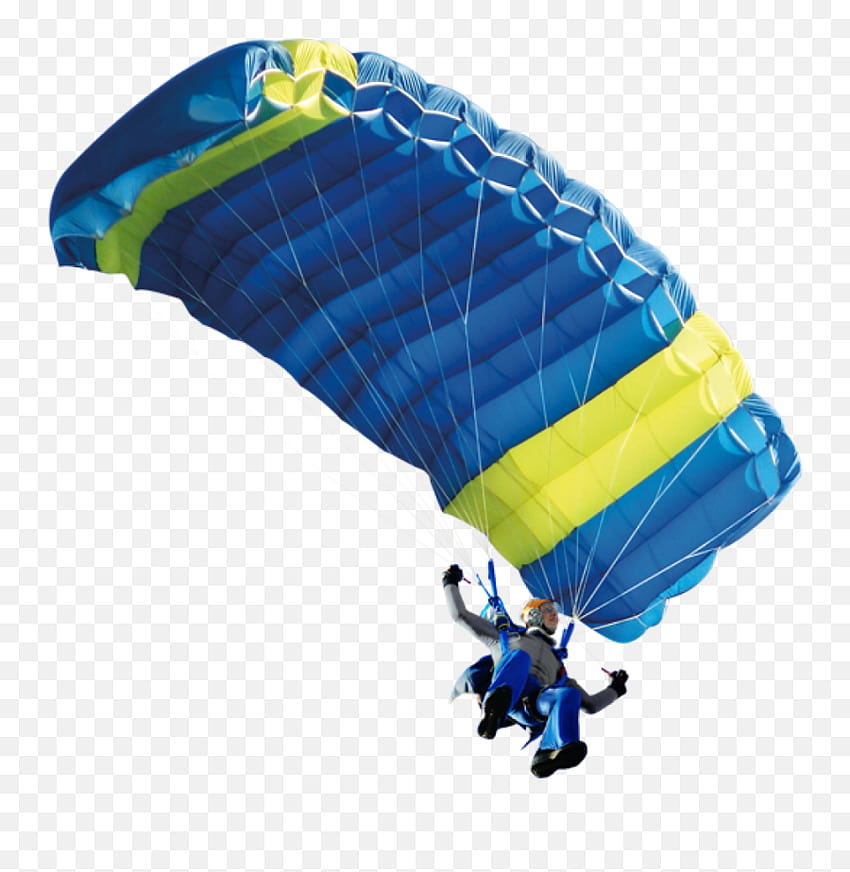 Man Skydiving Using Parachute Png HD phone wallpaper