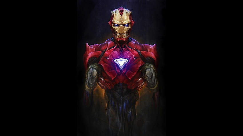 Suit android artwork marvel comics bionic evil HD wallpaper