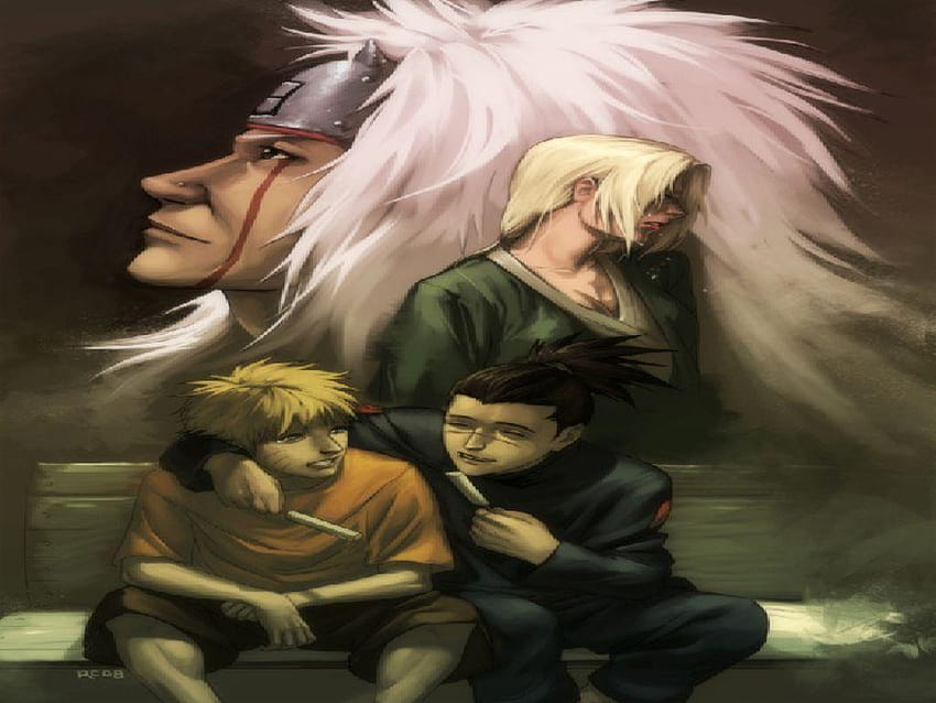 Death of Jiraiya, iruka umino HD wallpaper