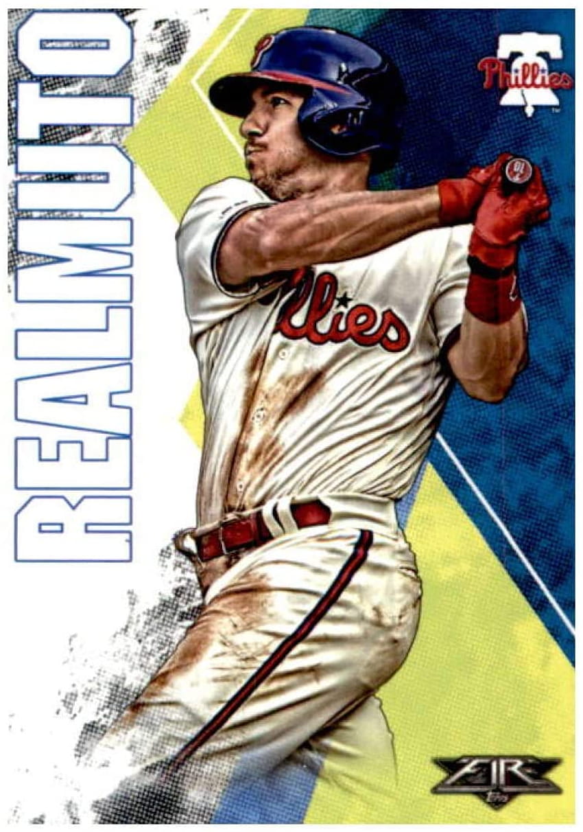 2019 Topps Fire J.T. Realmuto Philadelphia Phillies Beyzbol Kartı: Koleksiyon ve Güzel Sanatlar HD telefon duvar kağıdı